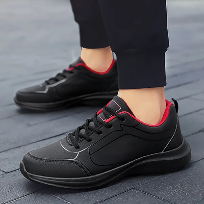 Men Casual Leather Sneakers