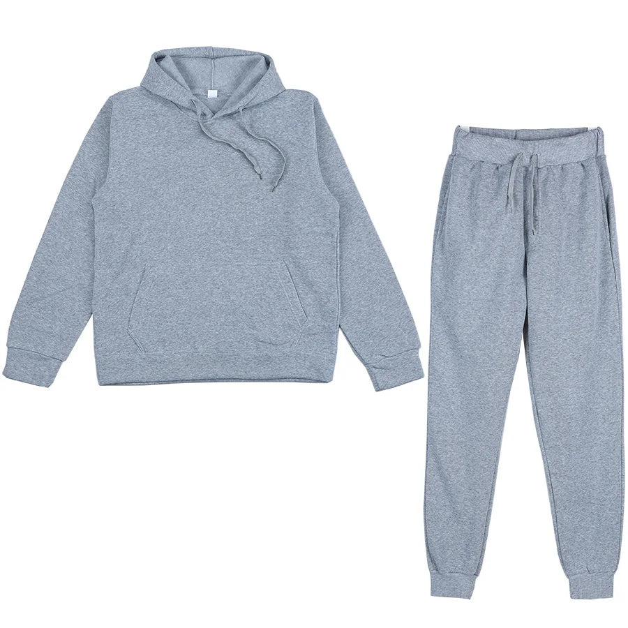 Women's Hooded Sweatshirt And Pants