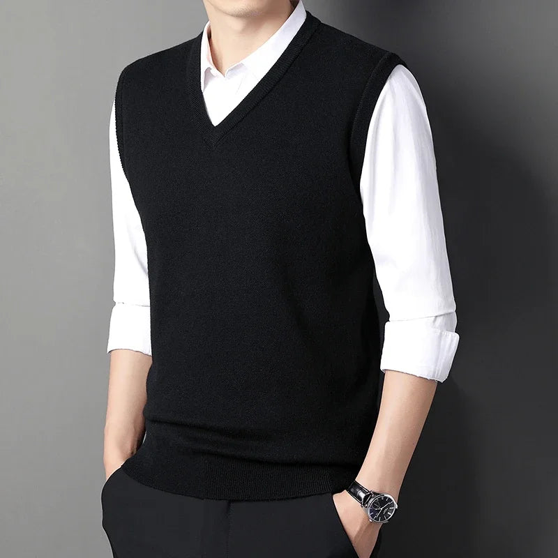 Men's Sweater Vest Casual Fashion Warm Top