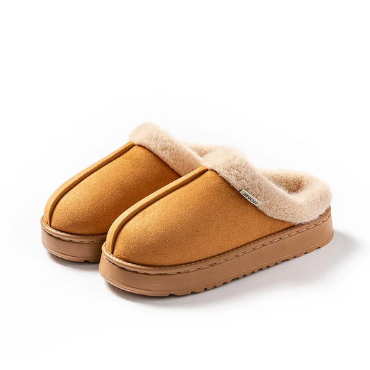 Women Fluffy Slippers for Autumn and Winter Indoor