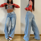 Baggy Jeans Women High Waist