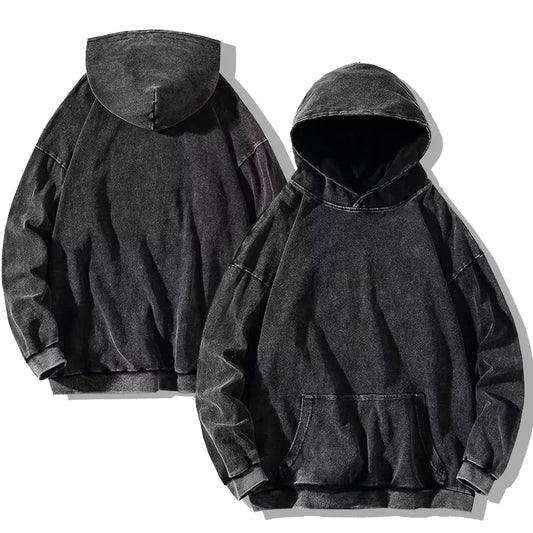 Men Women Cotton Retro Long Sleeve Sweatshirts
