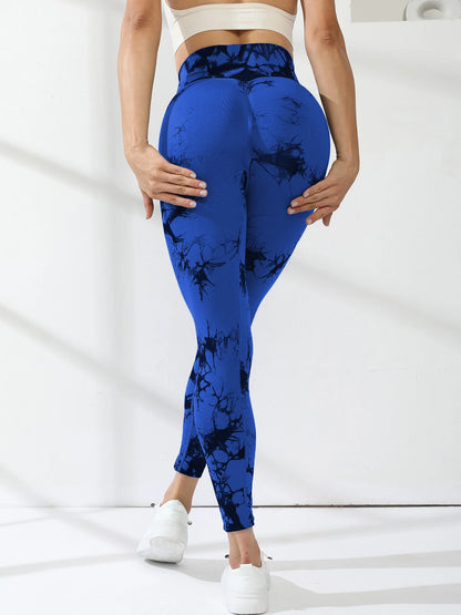 Gym Leggings Tie-Dye Yoga Pants Women's