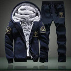 Men Sports Suit Tracksuit Hooded Sportswear
