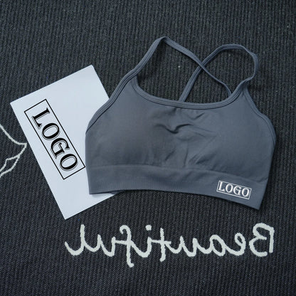 Yoga Sports Dynamic Backless Bra Medium Support Padded Gym Crop Top
