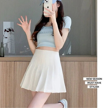 New pleated skirt for 2025 Womens