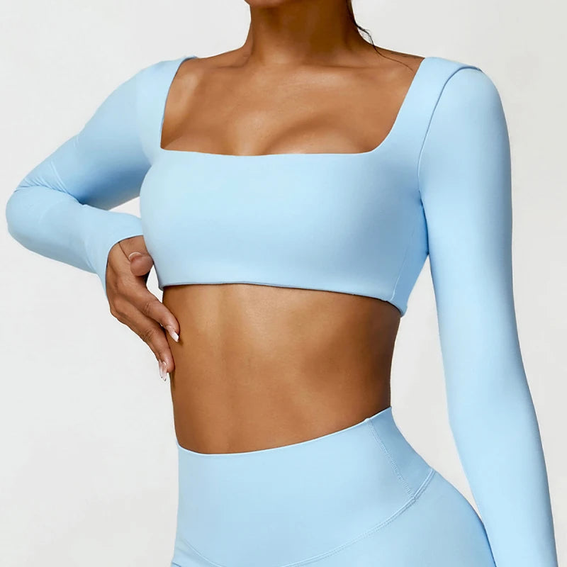 Sports Long sleeved Wear T-shirt Top