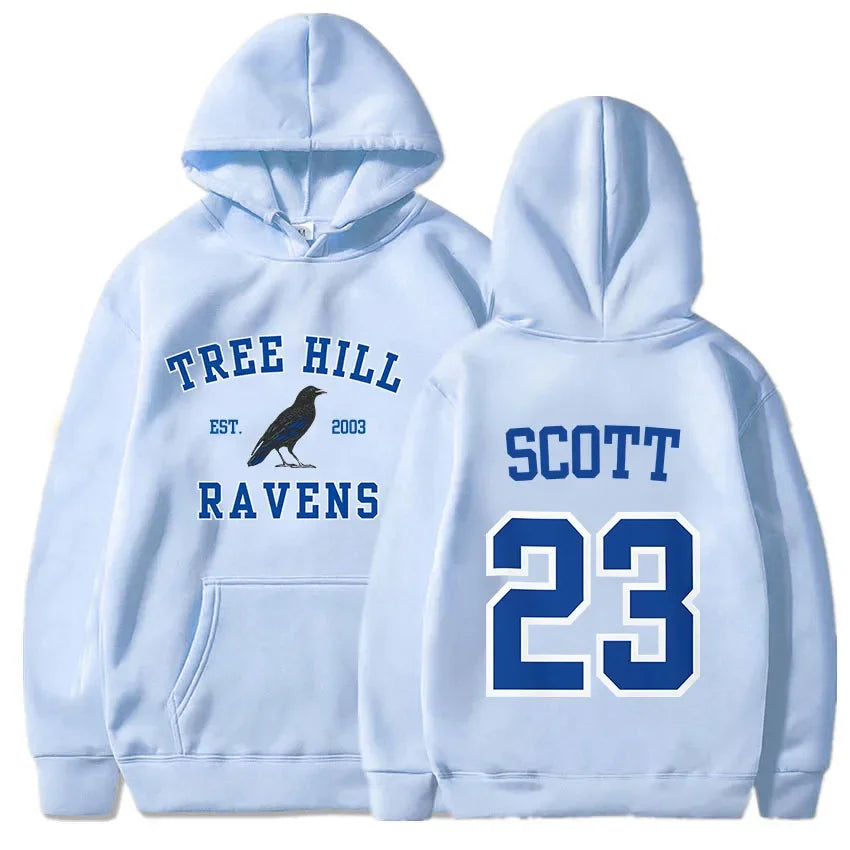 Women Hoodies T with Pocket Keith Scott
