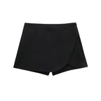 Women's Skirt Pants Mini Skirt Shorts Asymmetric Casual Off White