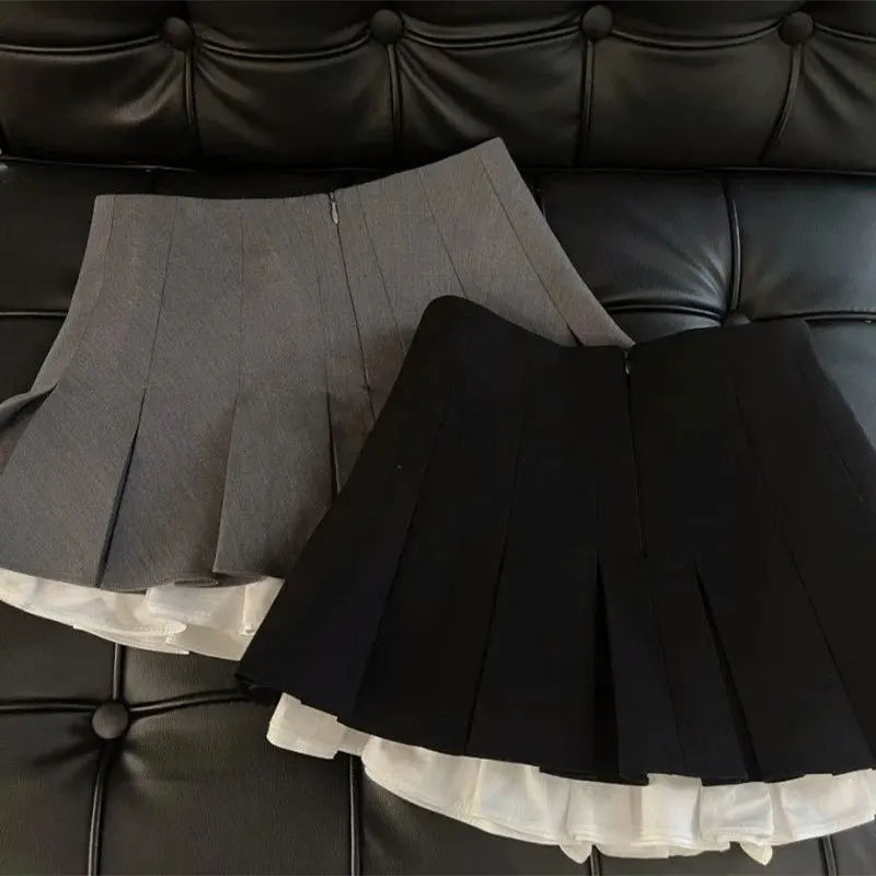 Mini Skirt Women High Waist  Skirt