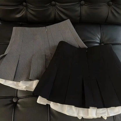 Mini Skirt Women High Waist  Skirt