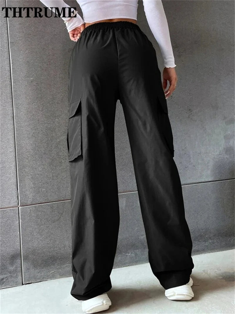 Vintage Streetwear Cargo Pants Fashion Women