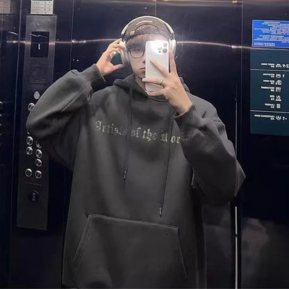 Print Hooded Sweatshirts For Men Pullover Hoodie