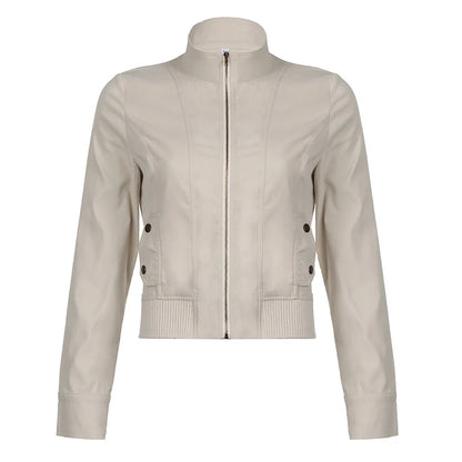 Jackets Autumn Streetwear Pockets Solid Coats