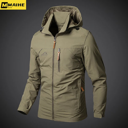 Waterproof Military Hooded Coat Male New Combat Jackets