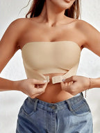 Women's Strapless Front Button Bra