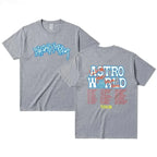 New T Shirt Men Women Jack T-Shirts Wish You Were Here Tour Letter Print Tops Brown