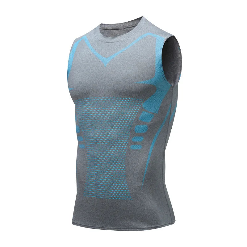 Men's Running Short-sleeved Ice Silk T-shirt
