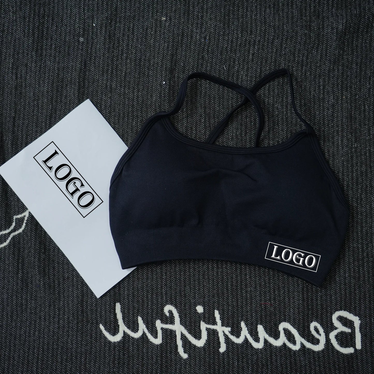 Yoga Sports Dynamic Backless Bra Medium Support Padded Gym Crop Top