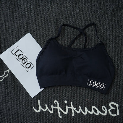 Yoga Sports Dynamic Backless Bra Medium Support Padded Gym Crop Top