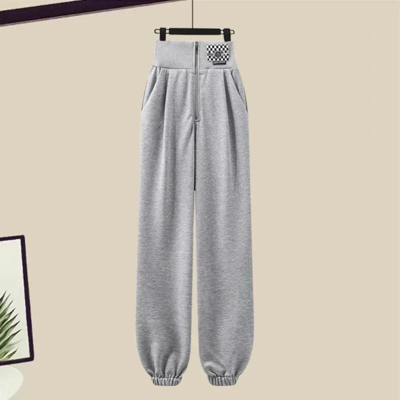 Women Casual Sport Pullover High Waist Jogger