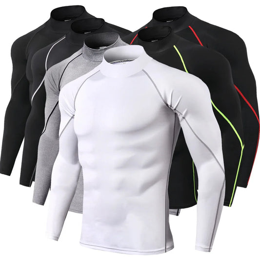 Men Sport T-shirt Fitness Tight