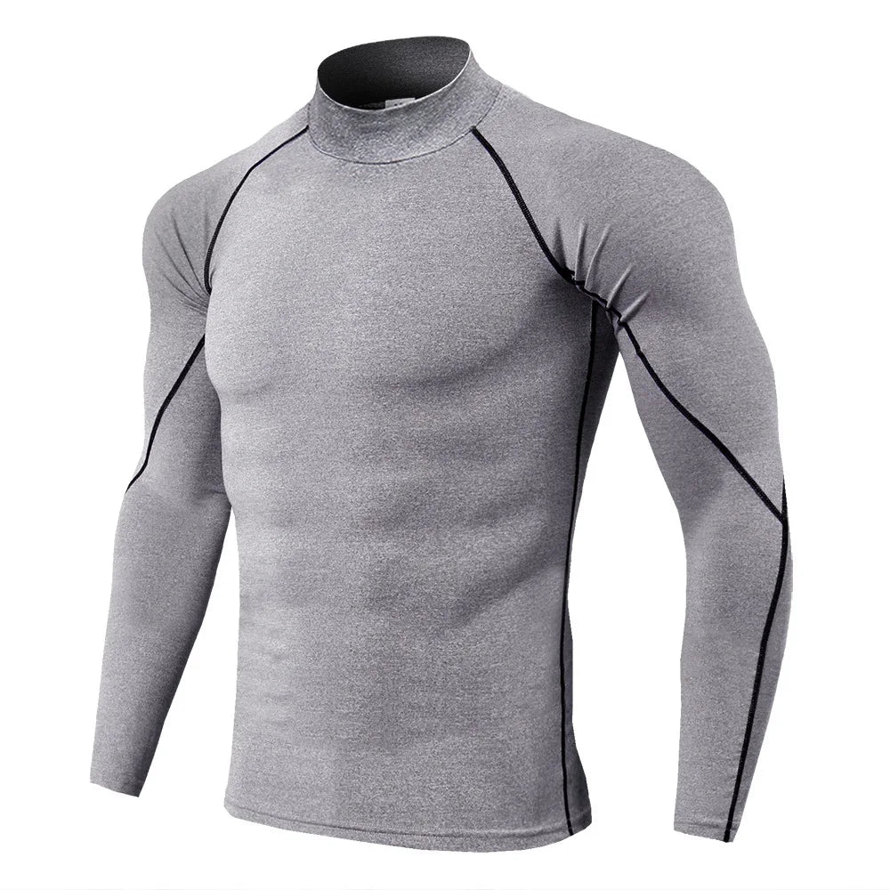 Men Sport T-shirt Fitness Tight