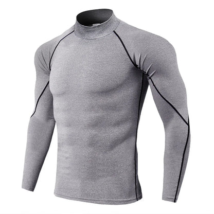 Men Sport T-shirt Fitness Tight