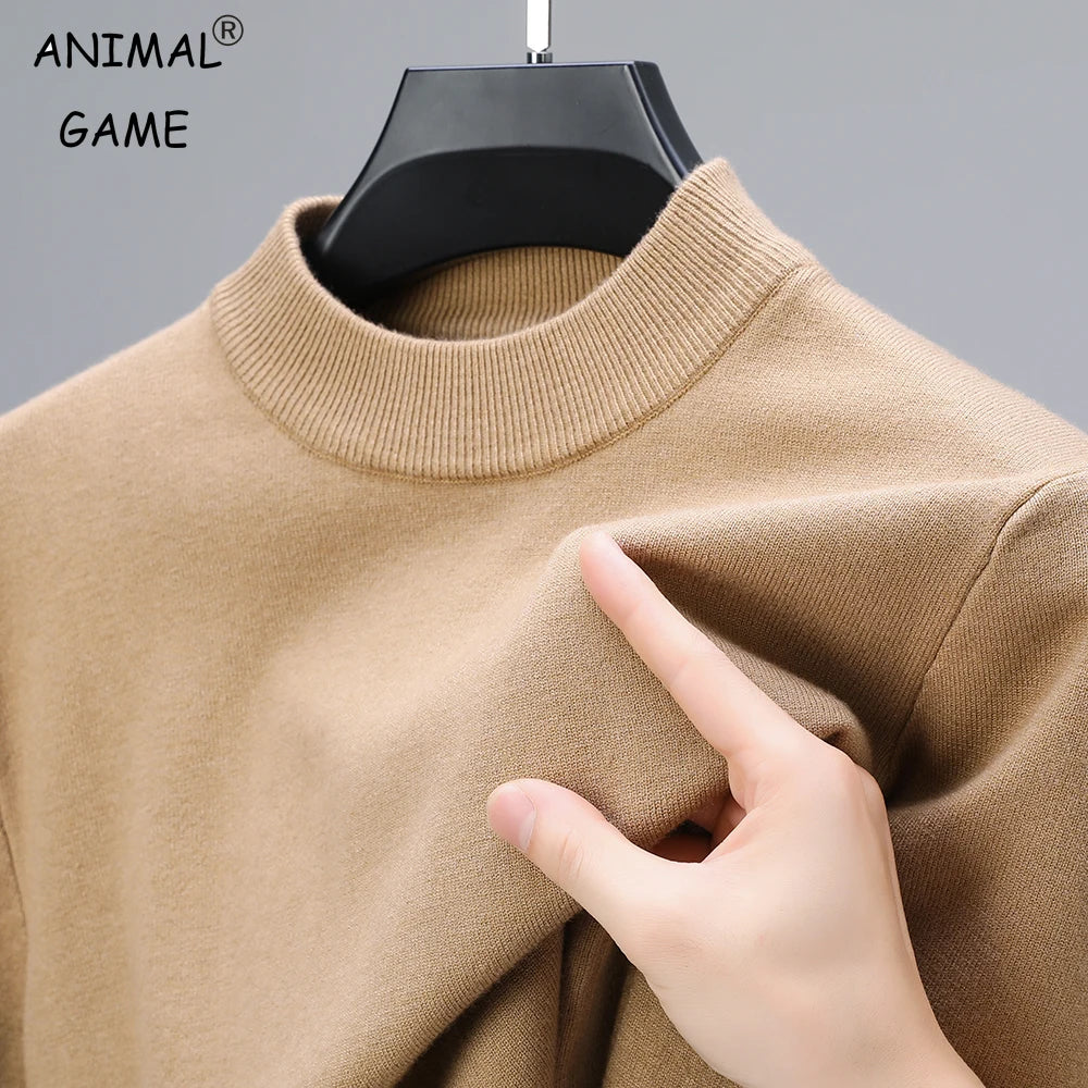 Cold-Season Mock Neck Pullover