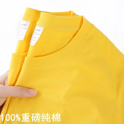 100% Cotton T-shirt Men Women Unisex