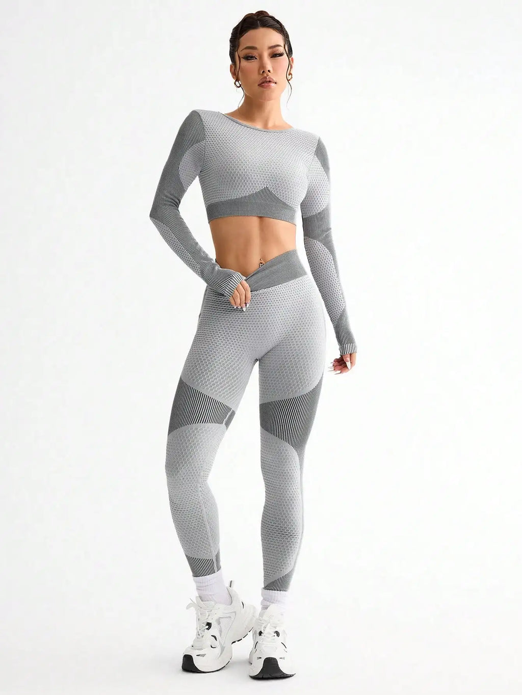 Seamless Breathable Yoga Running Set