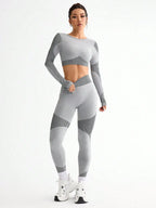 Seamless Breathable Yoga Running Set
