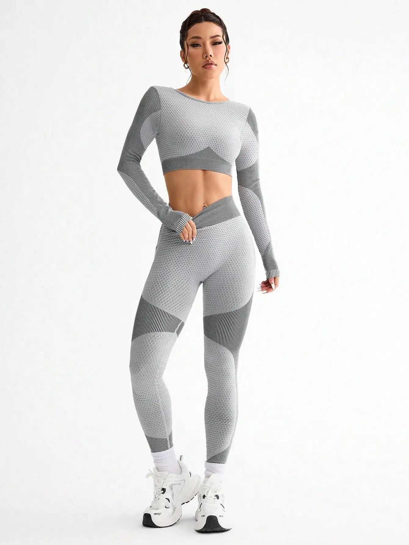 Seamless Breathable Yoga Running Set