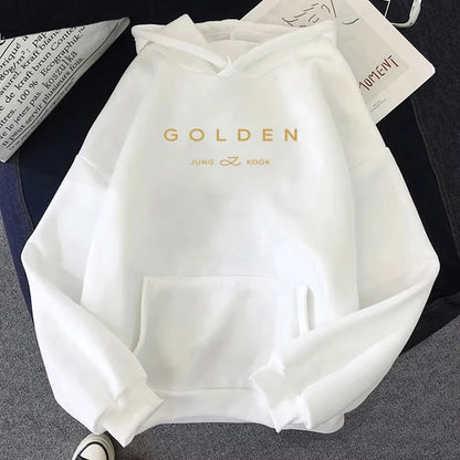 Unisex Fleece Pullover with Letter Print (Autumn/Winter)