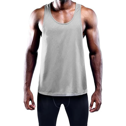 Men Summer Sport Gym Vest Quick Dry Sleeveless Shirt
