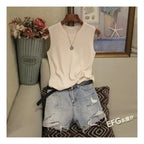 Summer Sleeveless Blouse for Women