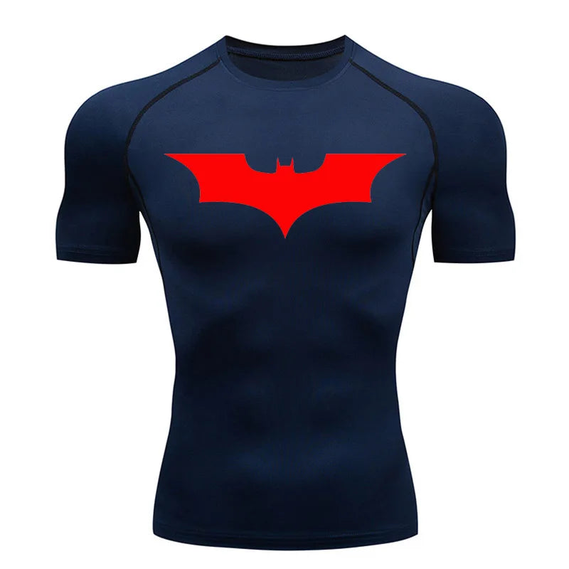 Men Short Running T Shirt Gym Sports Top Quick Dry Clothing