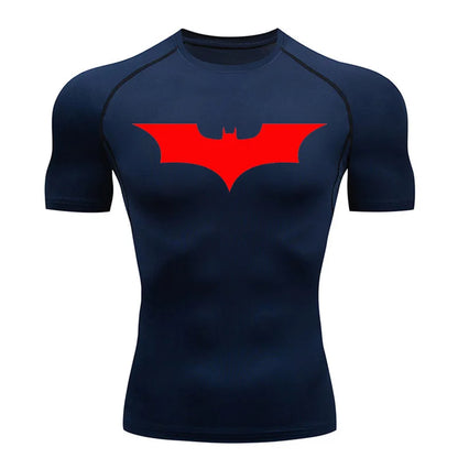 Men Short Running T Shirt Gym Sports Top Quick Dry Clothing