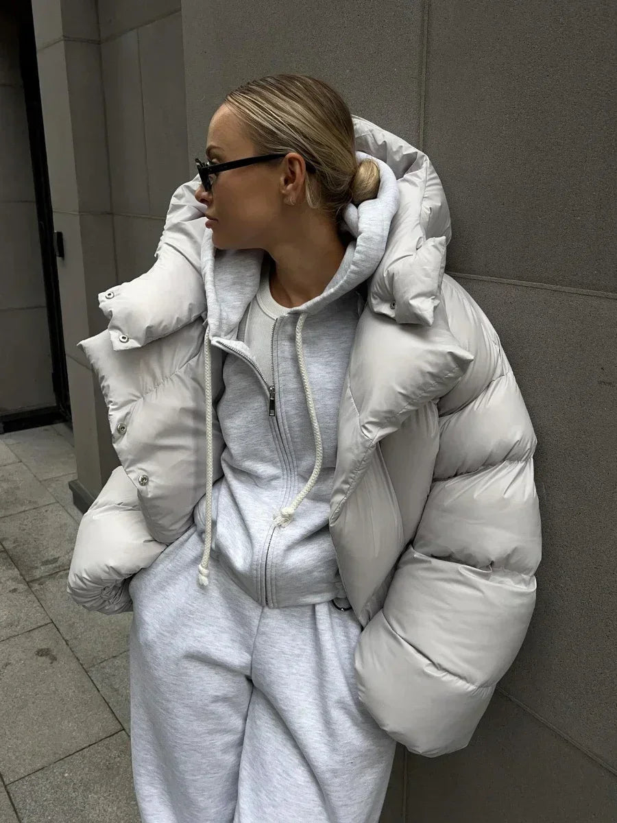 Winter Warm Cotton  Jackets Women's Loose Coat