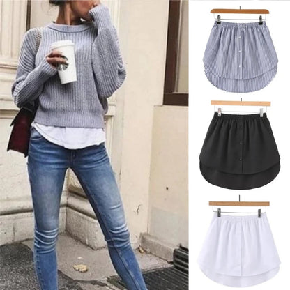 Women Top Lower Sweep Mini Skirt