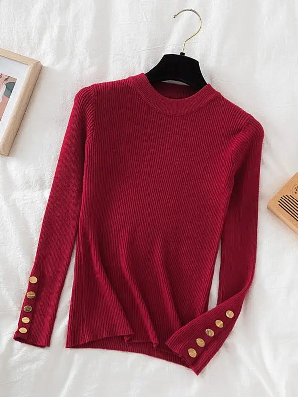 2025 sweater pullovers khaki casual autumn winter