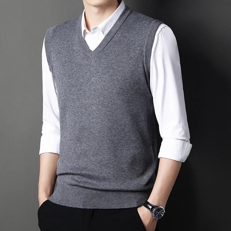 Men's Sweater Vest Casual Fashion Warm Top