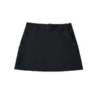 Women Mini Skirt Vintage High Waist