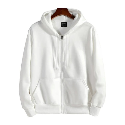 Zipper Hoodies Men's New Long Sleeve Hooded Sweatshirt