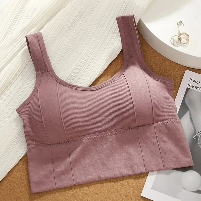 Sports Bra Anti-Sweat Fitness Top Women Seamless Yoga Bra