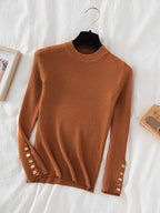 2025 sweater pullovers khaki casual autumn winter