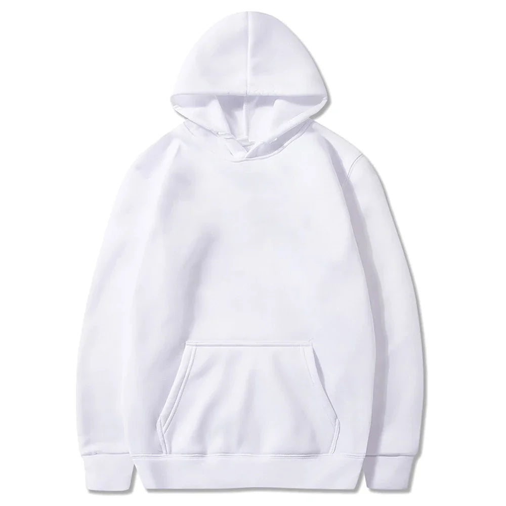 Fleece Warm Hoodies Spring Autumn Pullovers Fashion Sweatshirts Top