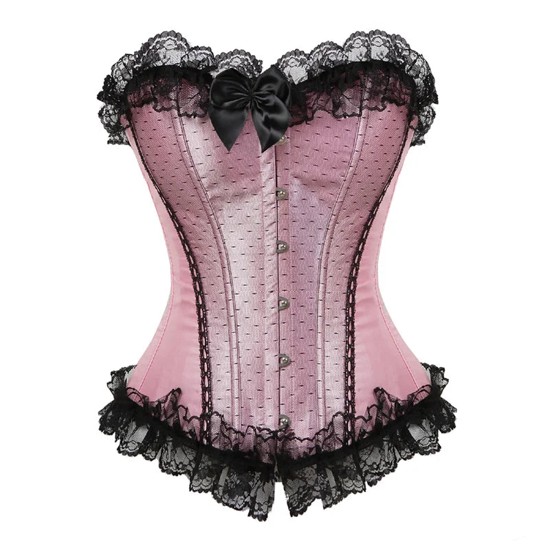 Sexy Satin Corset Top for Women