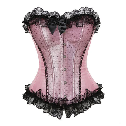 Sexy Satin Corset Top for Women
