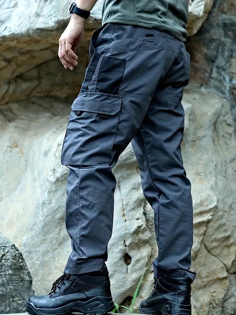 Men Waterproof  pants Outdoor Multi-pocket Wear-resistant Cargo Pant